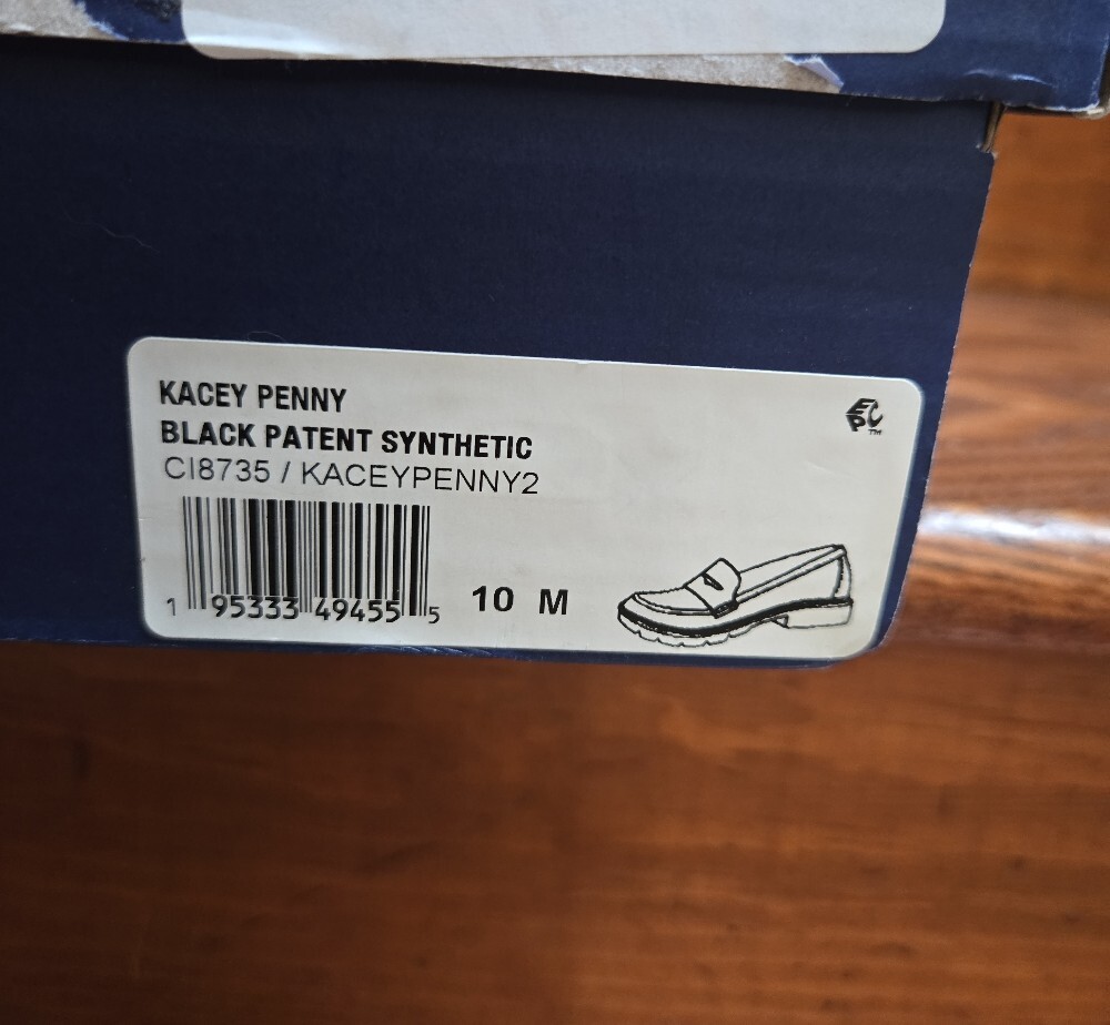 Rockport Women’s Black Patent Leather Penny Loafers - Picture 8 of 9